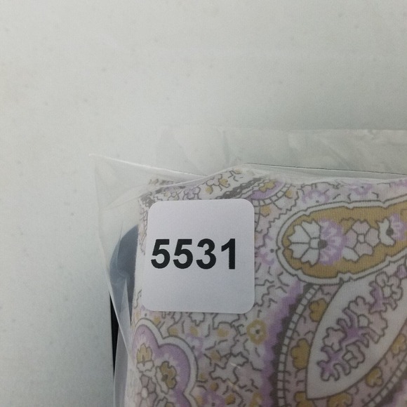 Attention Shirt Womens XL Top Paisley Long Split Cuff Sleeve Collared Button Up - Picture 8 of 8